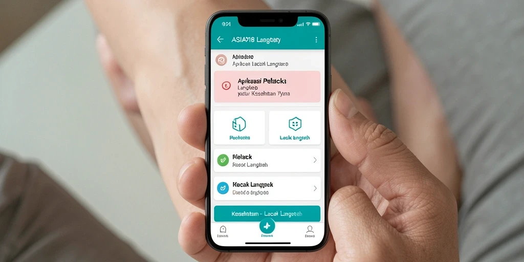 Tampilan antarmuka aplikasi Lacak Langkah yang menarik dan informatif.